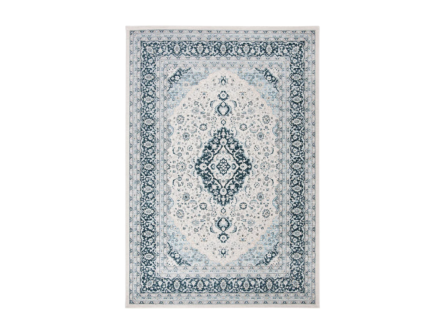 Tapis Neutre/Bleu Marine 183 X 274 cm - Isadora