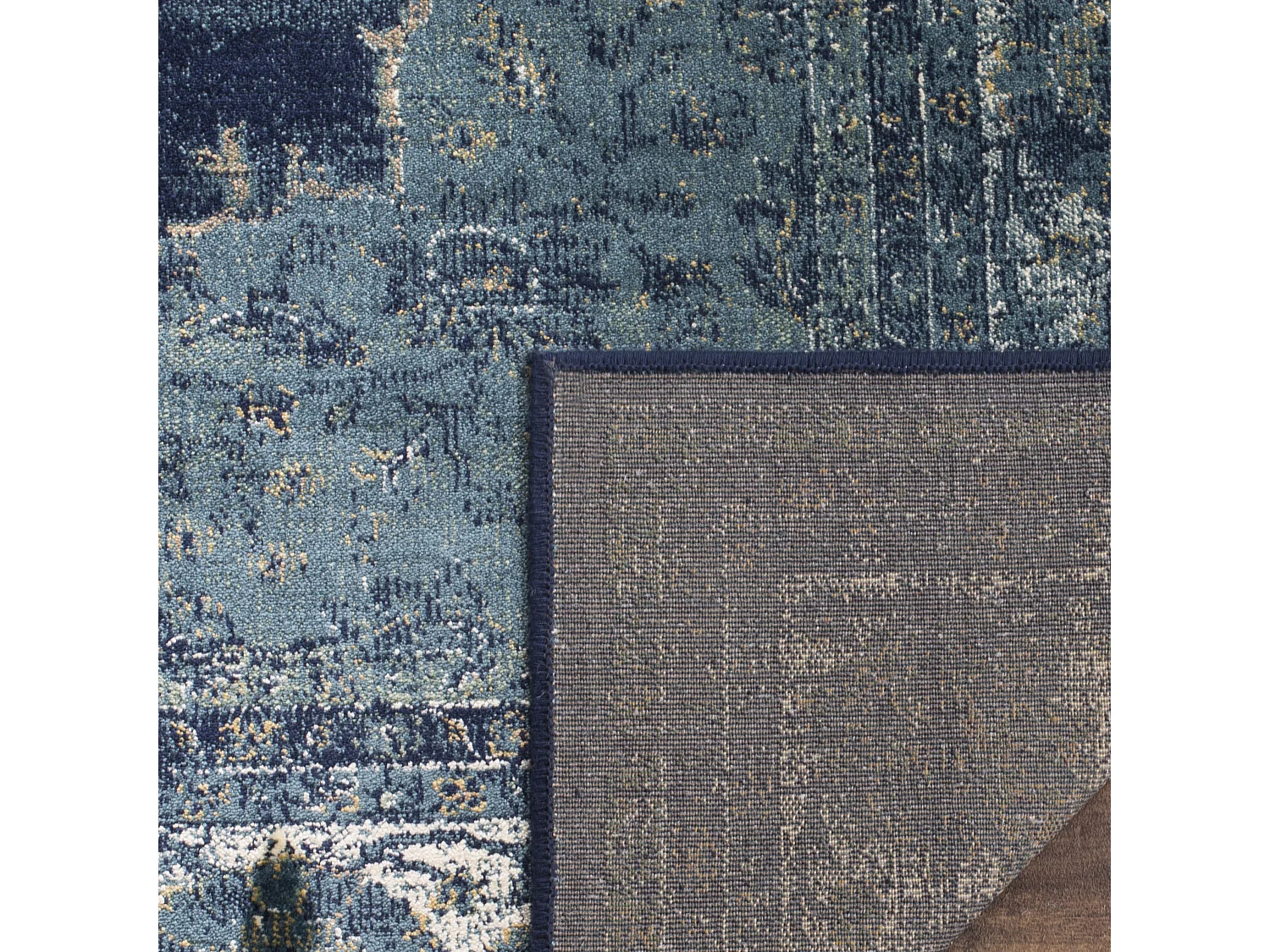 Tapis Bleu Marine 122 X 170 cm - Sibyla