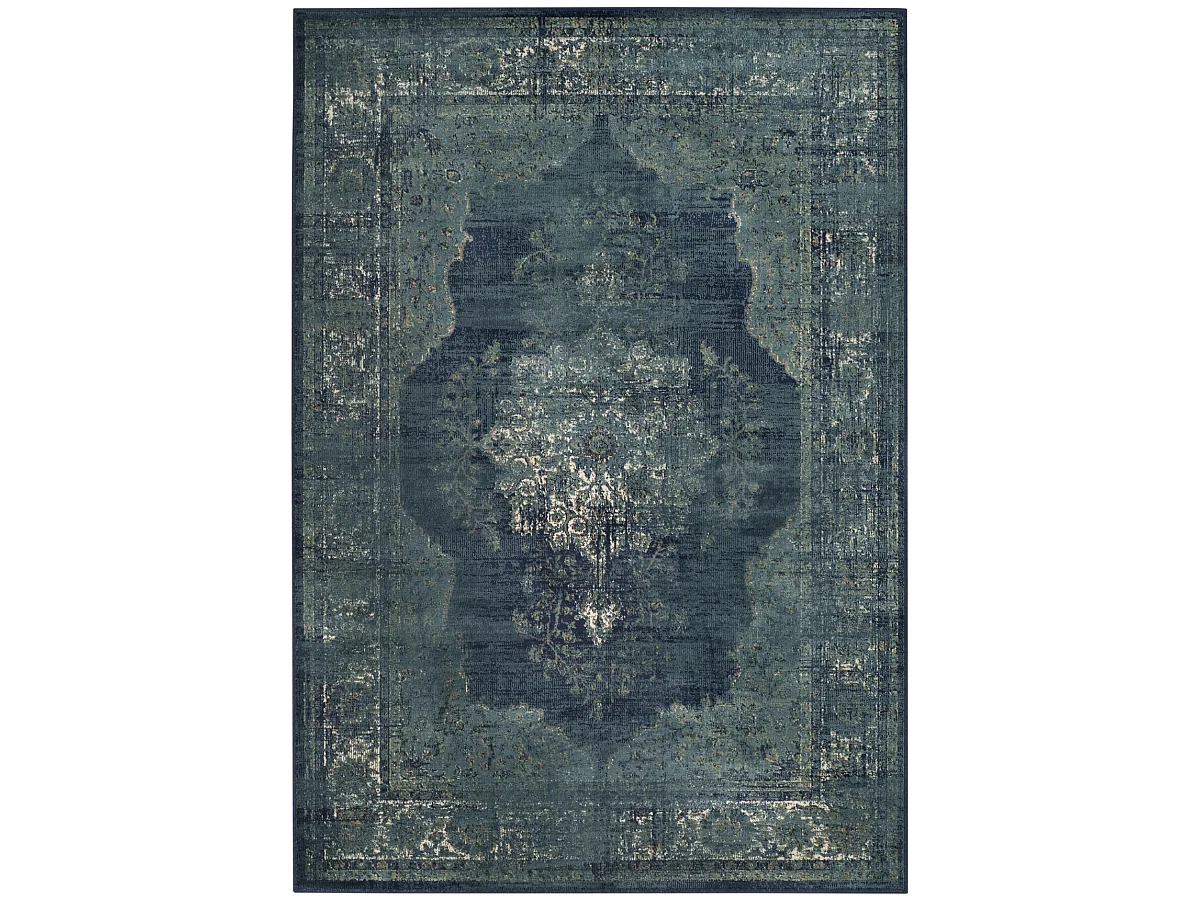 Tapis Bleu Marine 122 X 170 cm - Sibyla