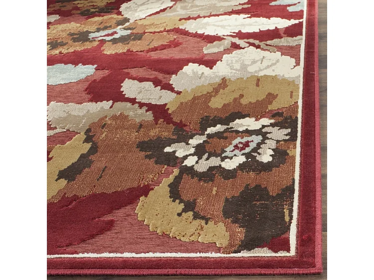 Tapis Rouge/Multicolore 79 X 122 cm - Amalia