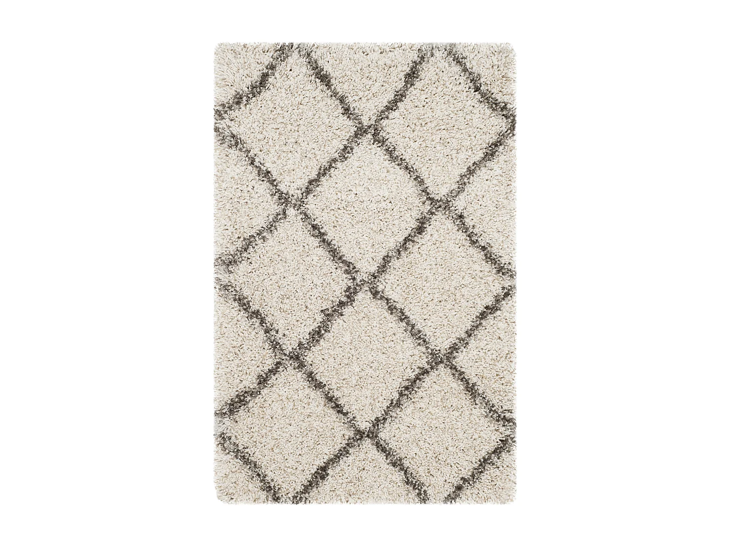Tapis Ivoire/Gris 61 X 91 cm - Myla