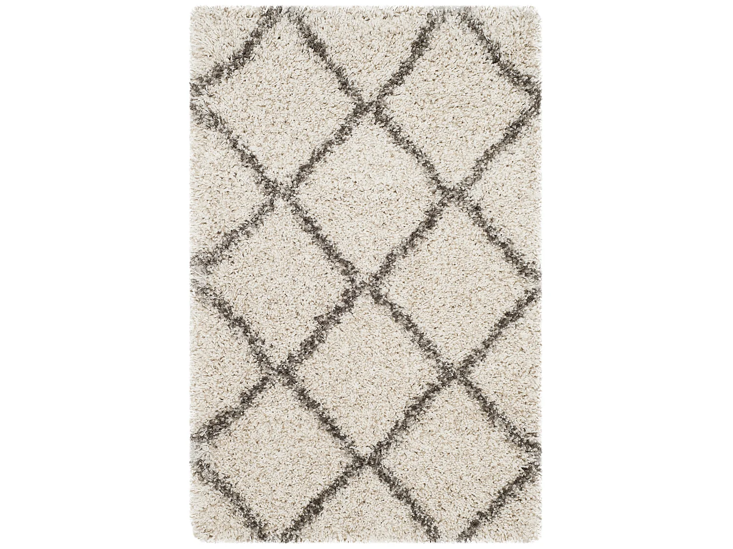 Tapis Ivoire/Gris 61 X 91 cm - Myla
