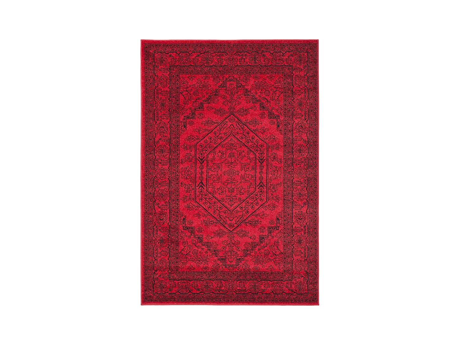 Tapis Rouge/Noir 122 X 183 cm - Arianwen