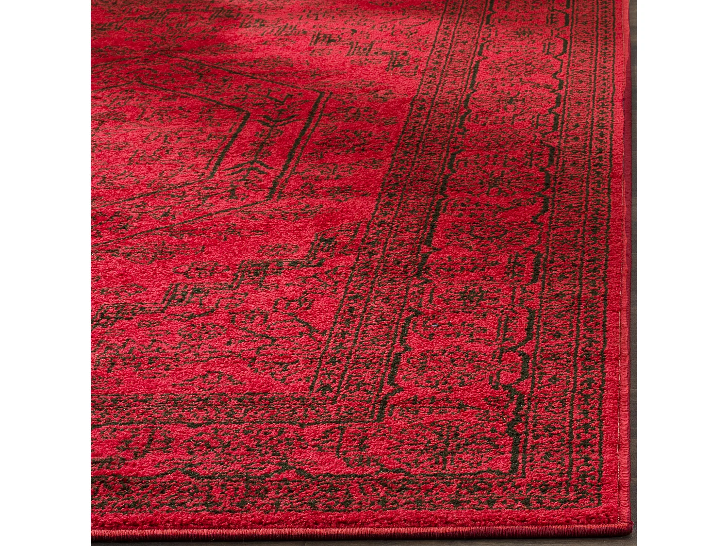 Tapis Rouge/Noir 122 X 183 cm - Arianwen
