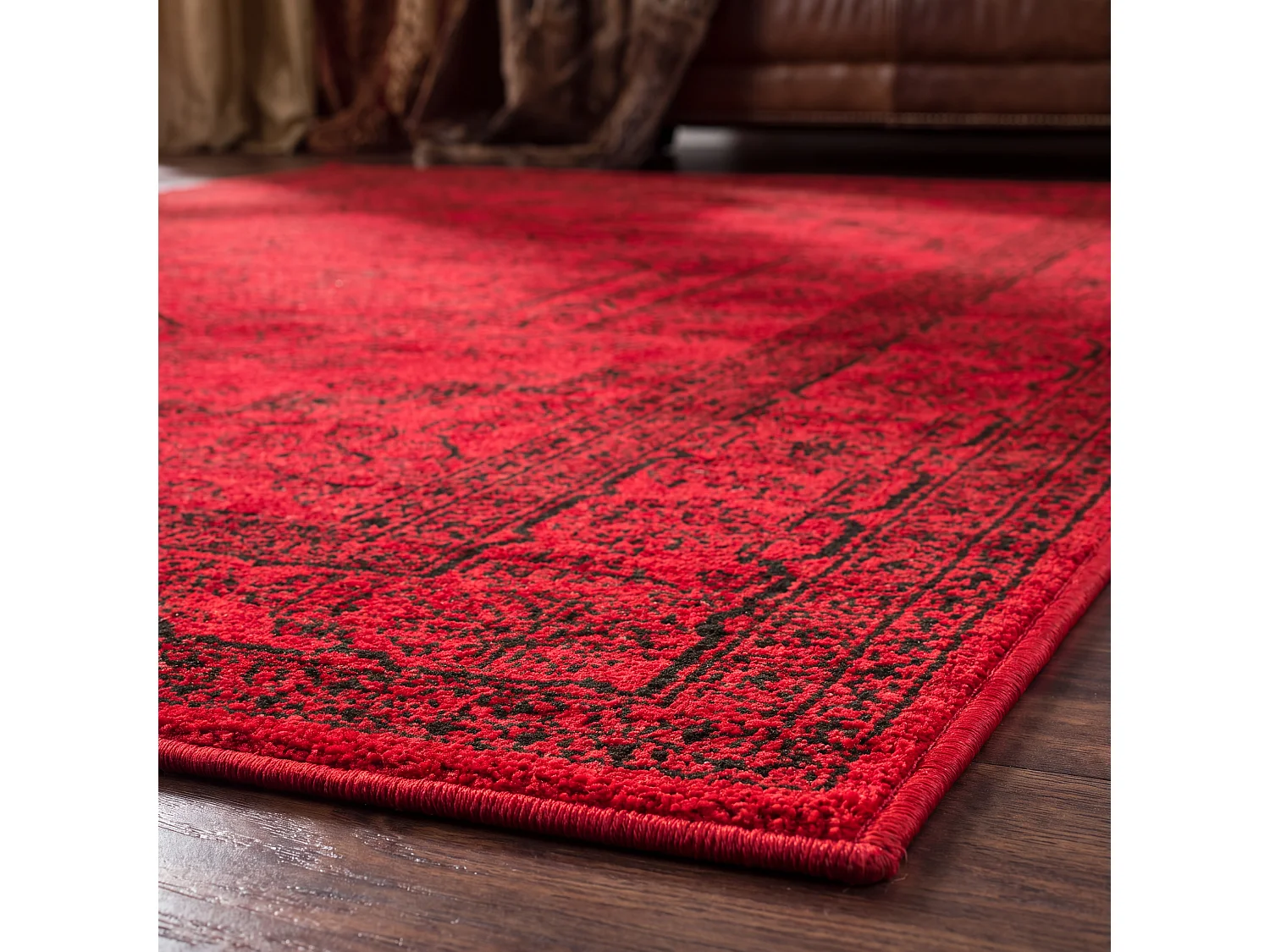 Tapis Rouge/Noir 122 X 183 cm - Arianwen