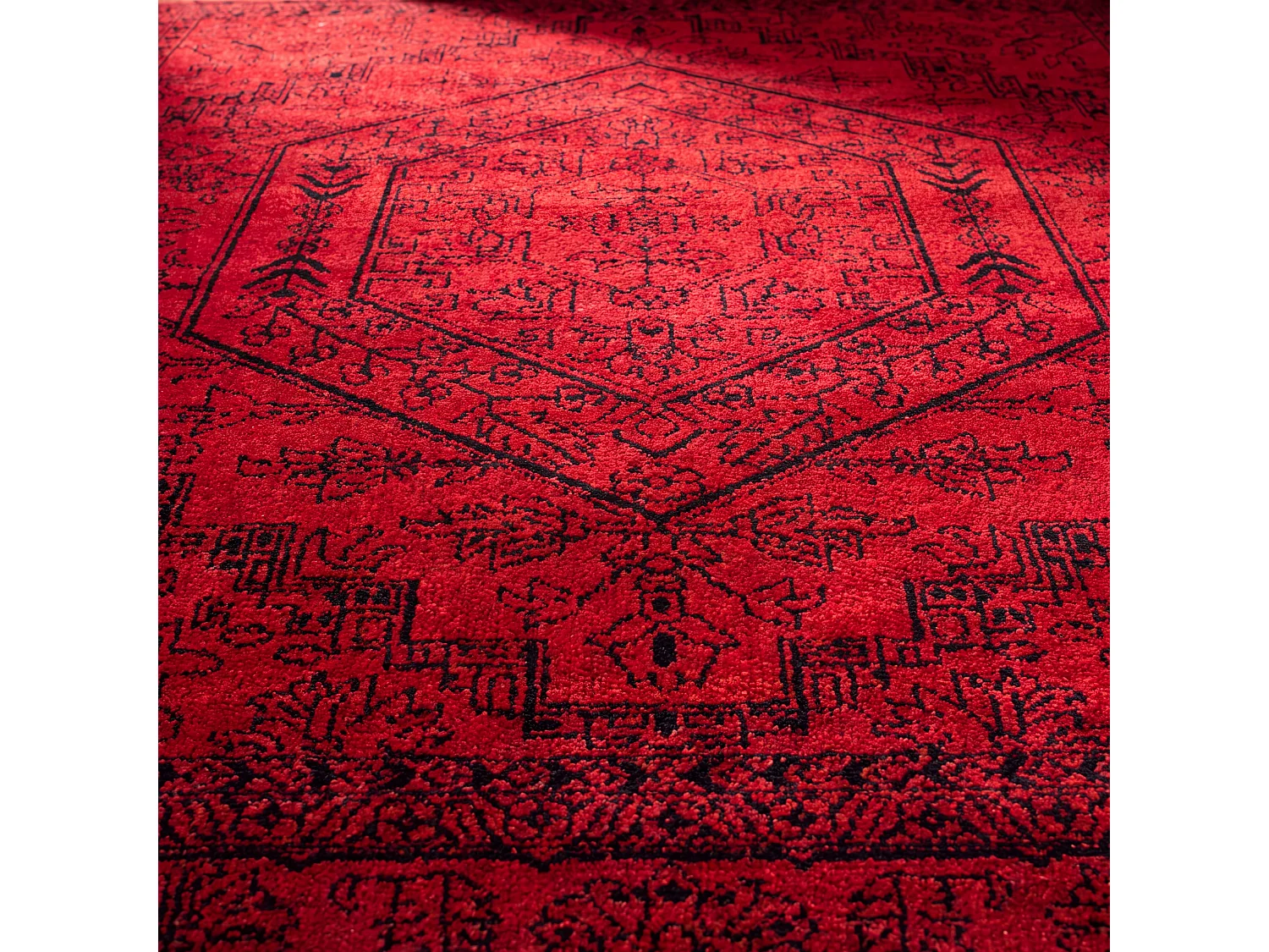Tapis Rouge/Noir 122 X 183 cm - Arianwen