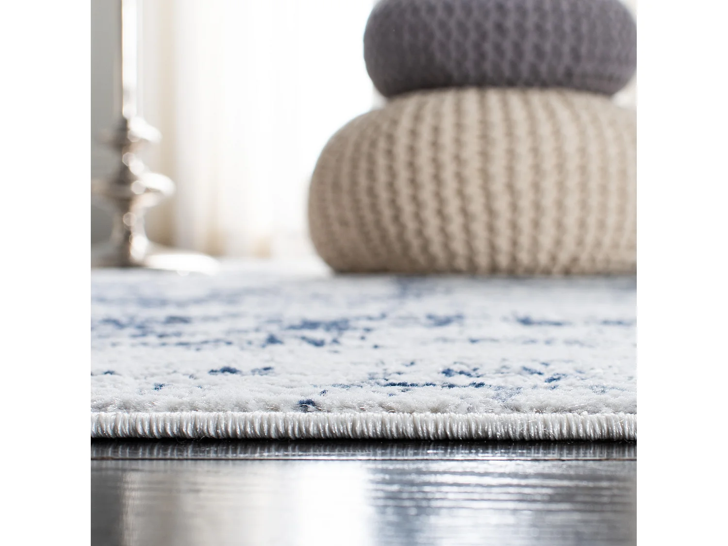 Tapis Ivoire/Marine 160 X 229 cm - Senata