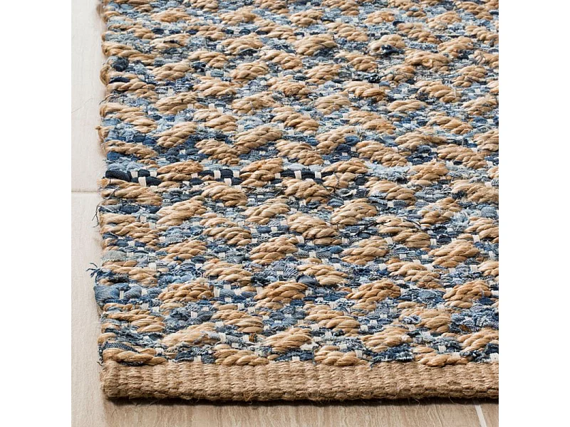 Tapis Bleu/Naturel 152 X 244 cm - Layana