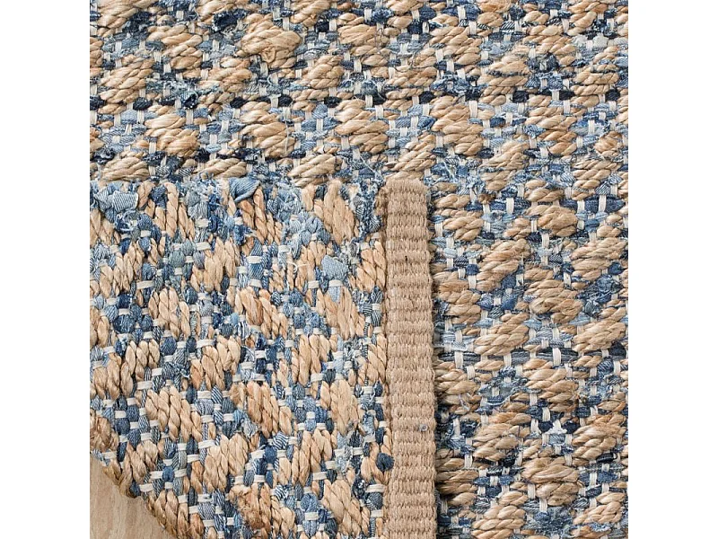 Tapis Bleu/Naturel 152 X 244 cm - Layana
