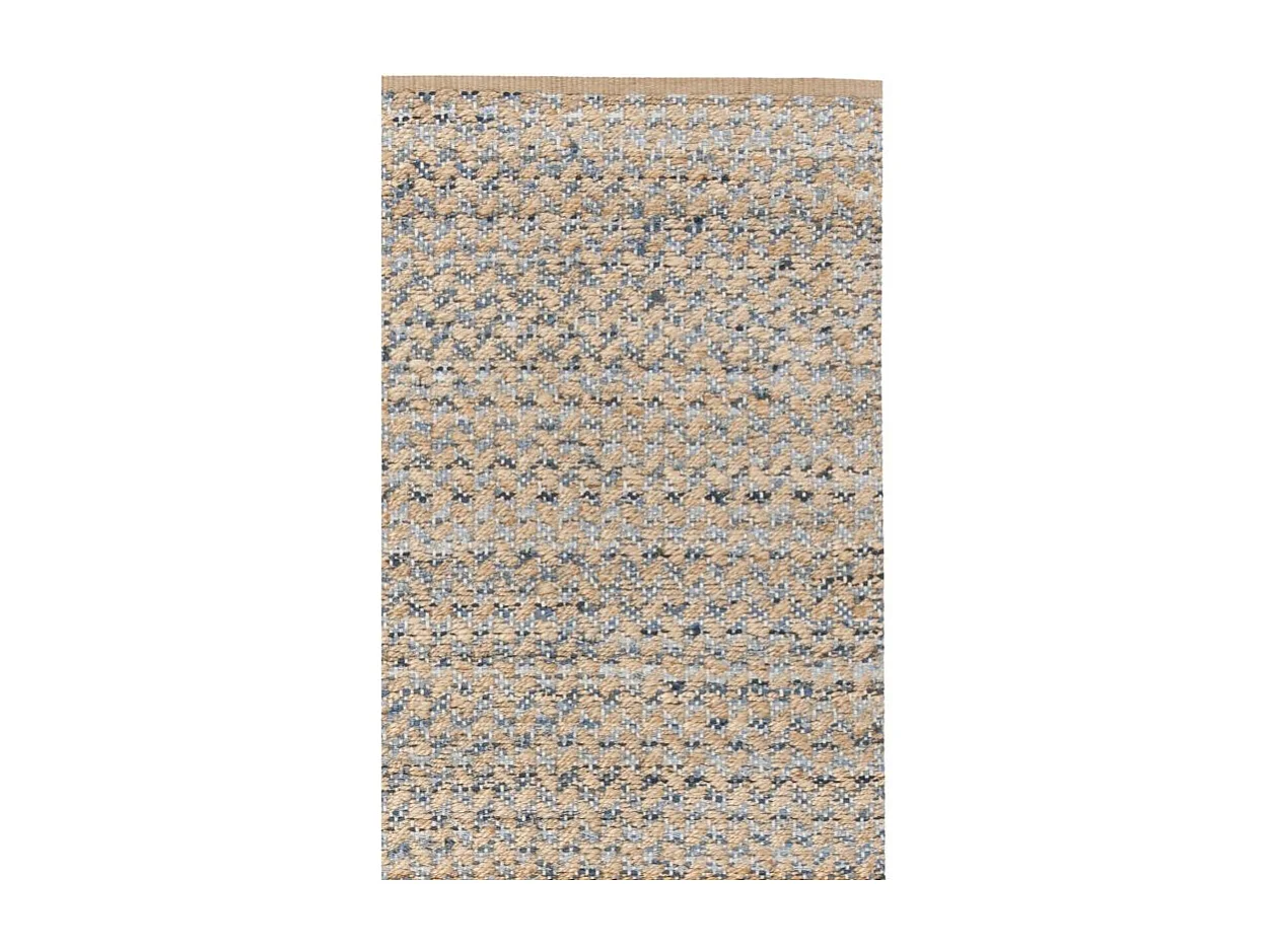 Tapis Bleu/Naturel 152 X 244 cm - Layana