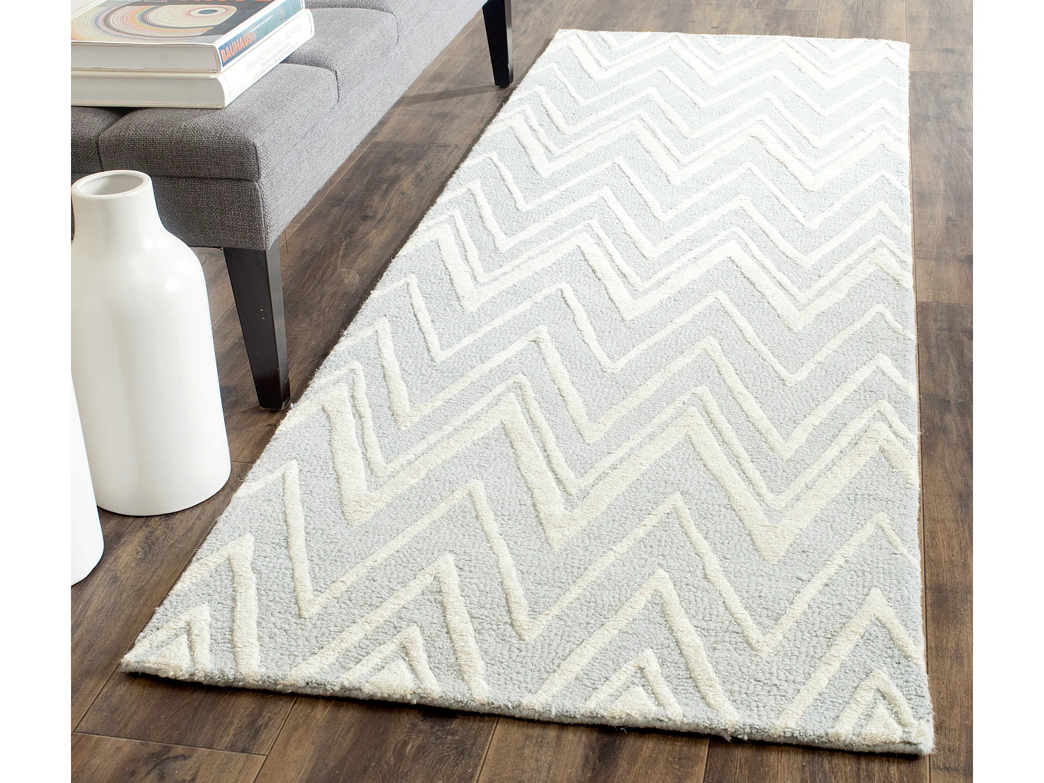 Tapis Gris/Neutre 76 X 244 cm - Thessaly