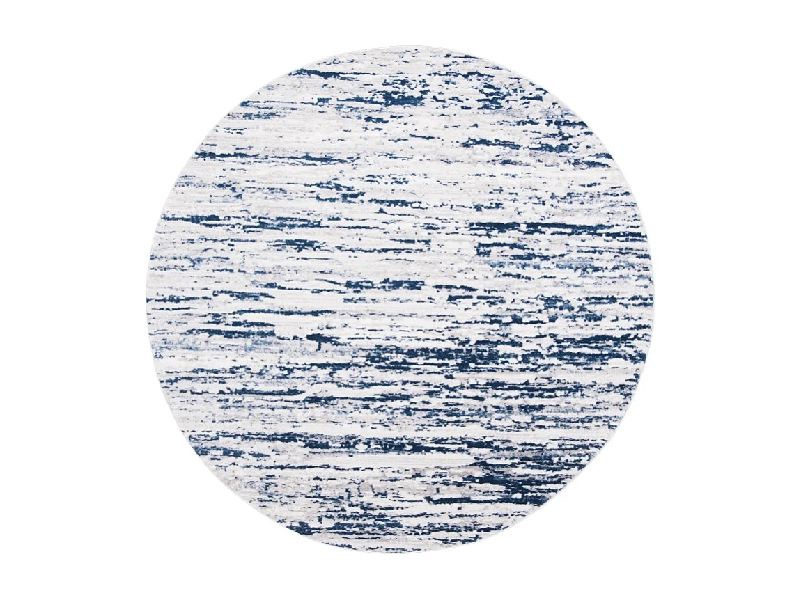 Tapis Gris/Marine 91 X 91 cm - Gabriel