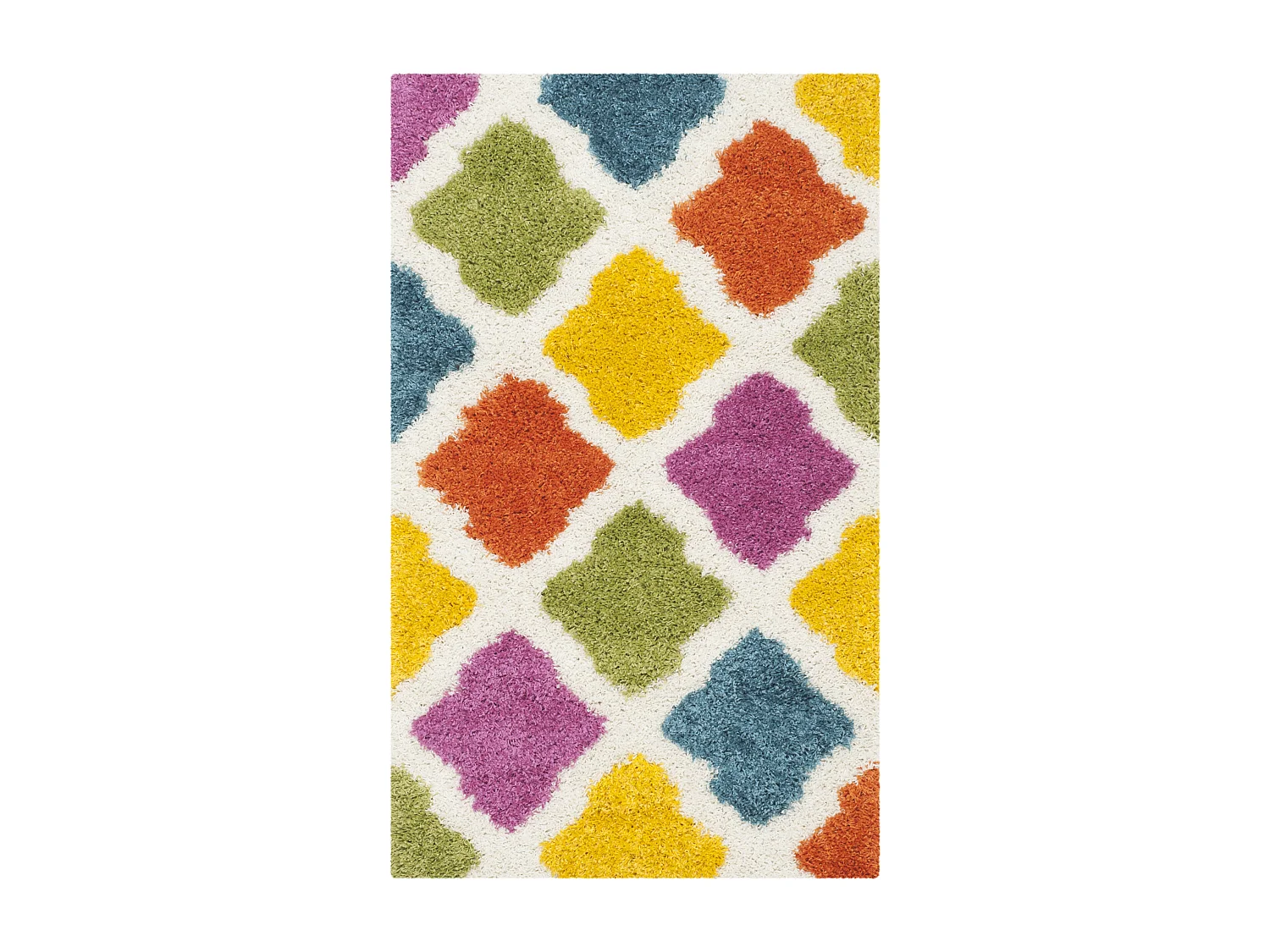 Tapis Neutre/Multicolore 91 X 152 cm - Molly