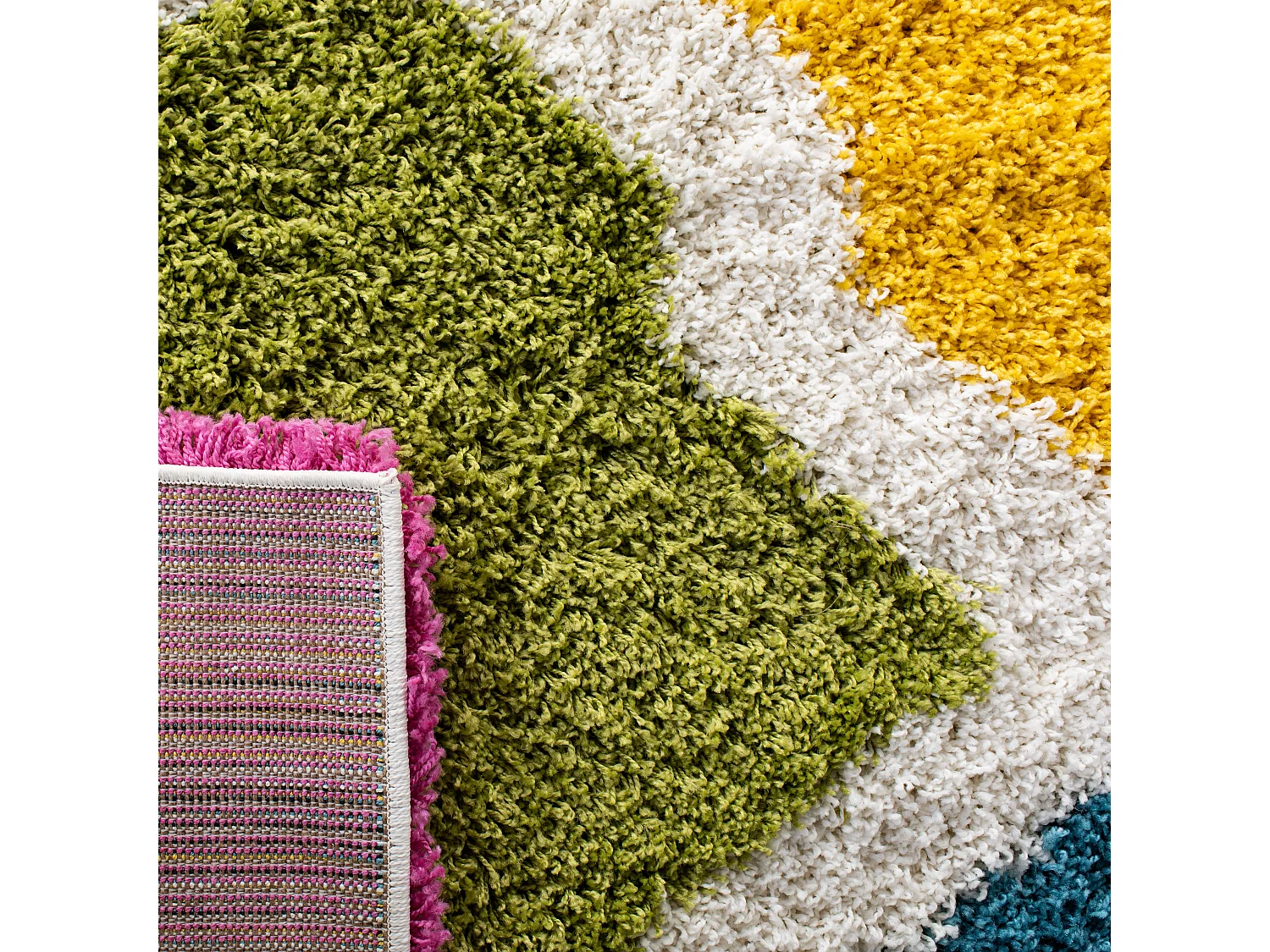 Tapis Neutre/Multicolore 91 X 152 cm - Molly