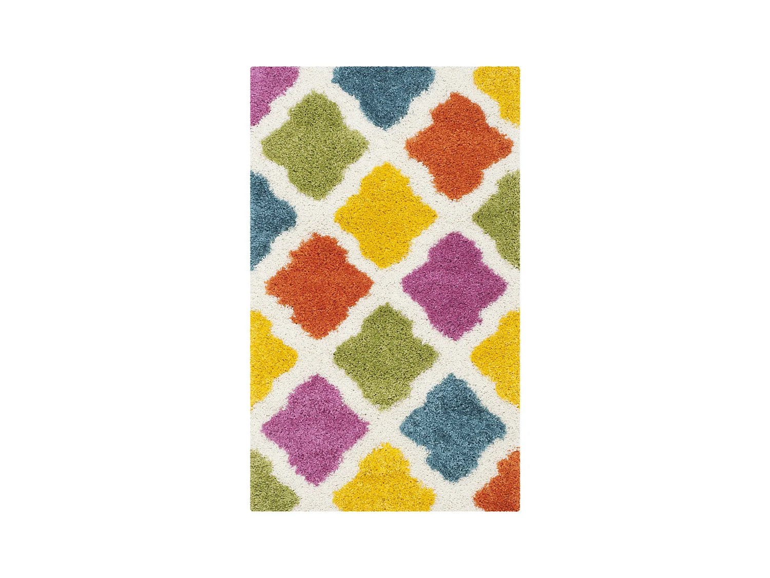 Tapis Neutre/Multicolore 91 X 152 cm - Molly