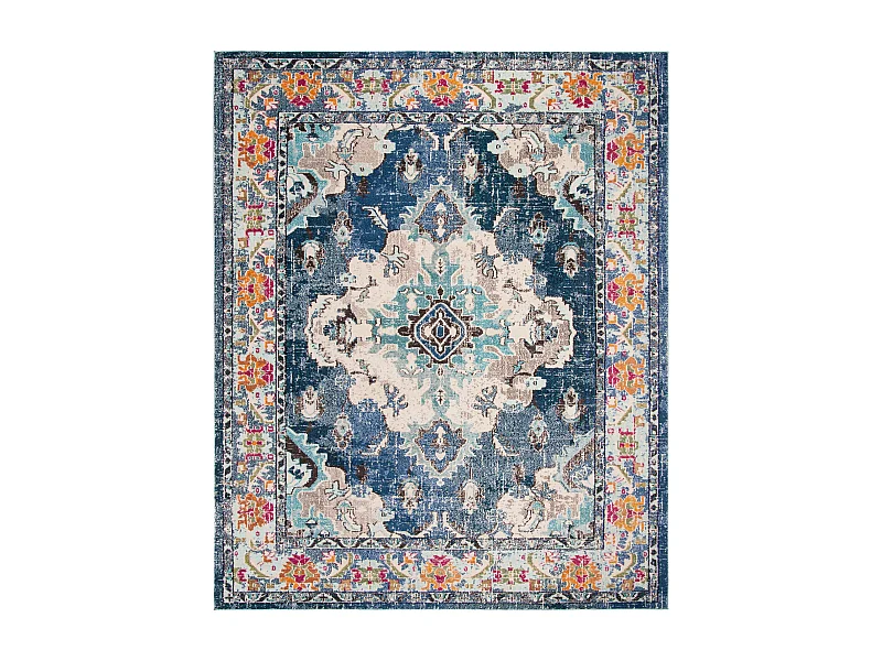 Tapis Bleu marine/Bleu clair 244 X 305 cm - Milà
