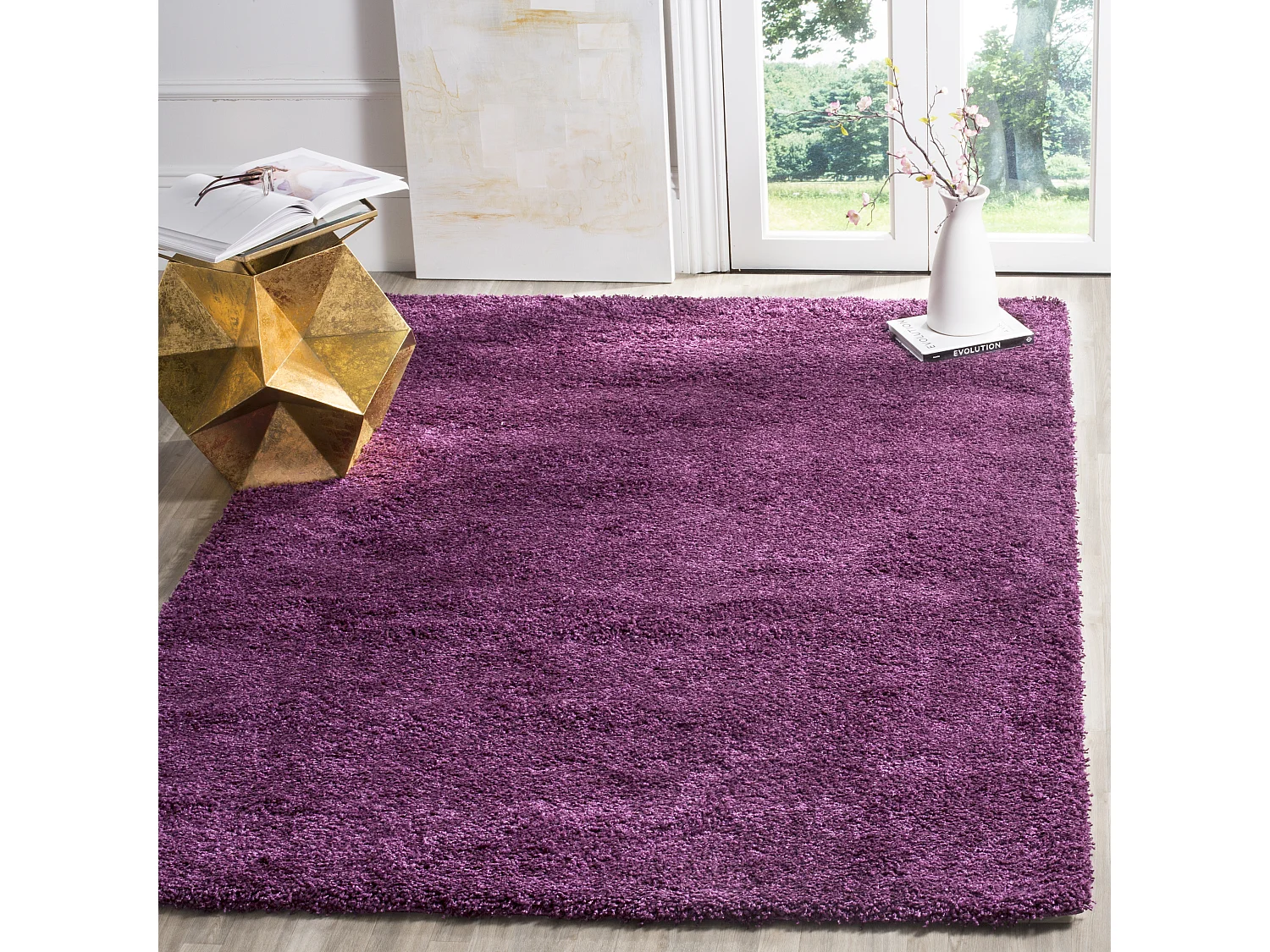 Tapis Violet 122 X 183 cm - Crosby