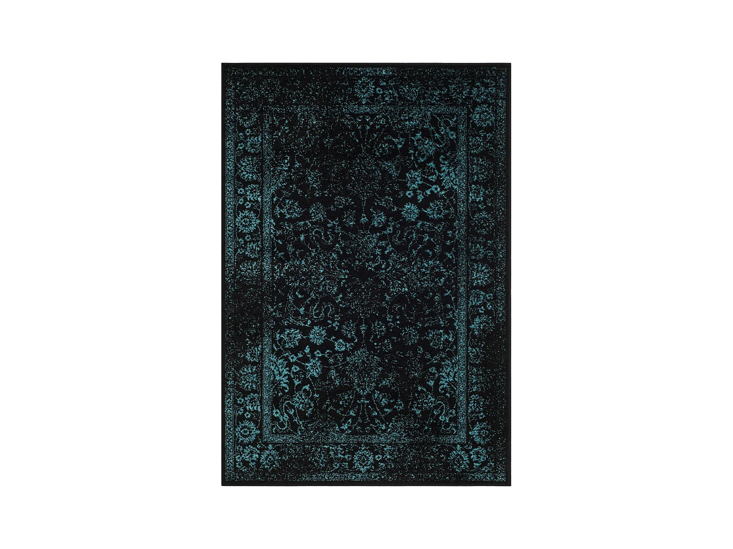 Tapis Noir/Bleu 183 X 274 cm - Lucinda