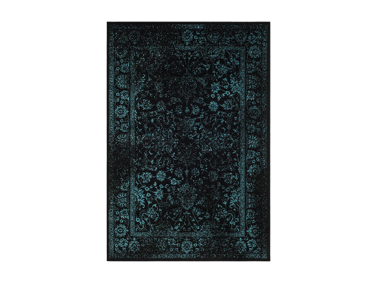 Tapis Noir/Bleu 183 X 274 cm - Lucinda