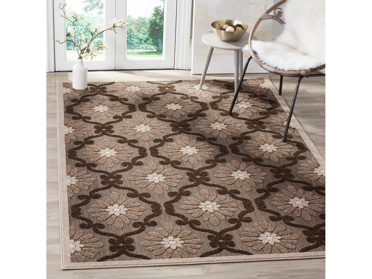 Tapis Marron/Marron 160 X 231 cm - Newbury