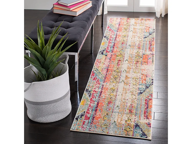 Tapis Bleu/Orange 61 X 91 cm - Emilia