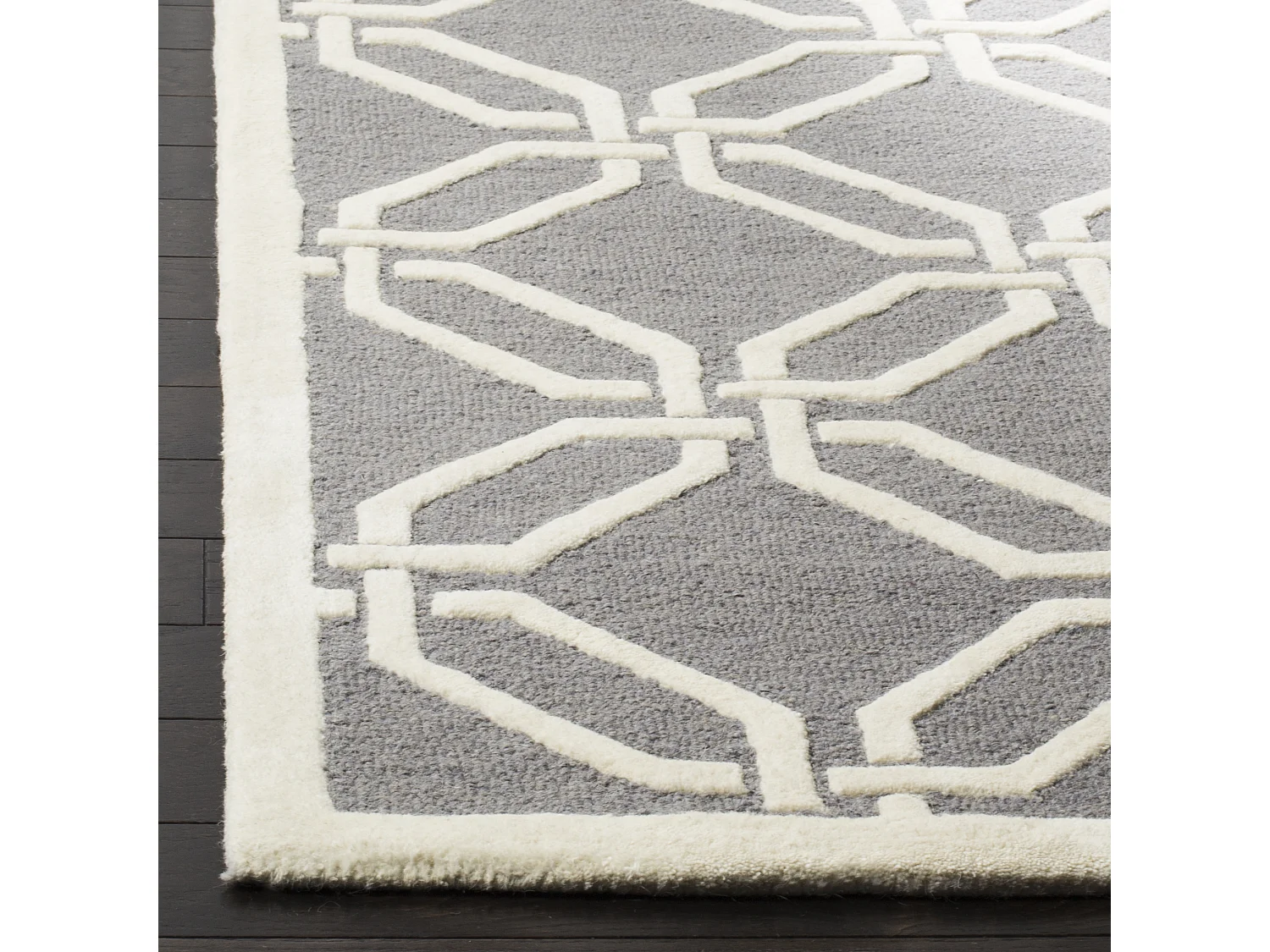 Tapis Gris/Neutre 152 X 244 cm - Mollie