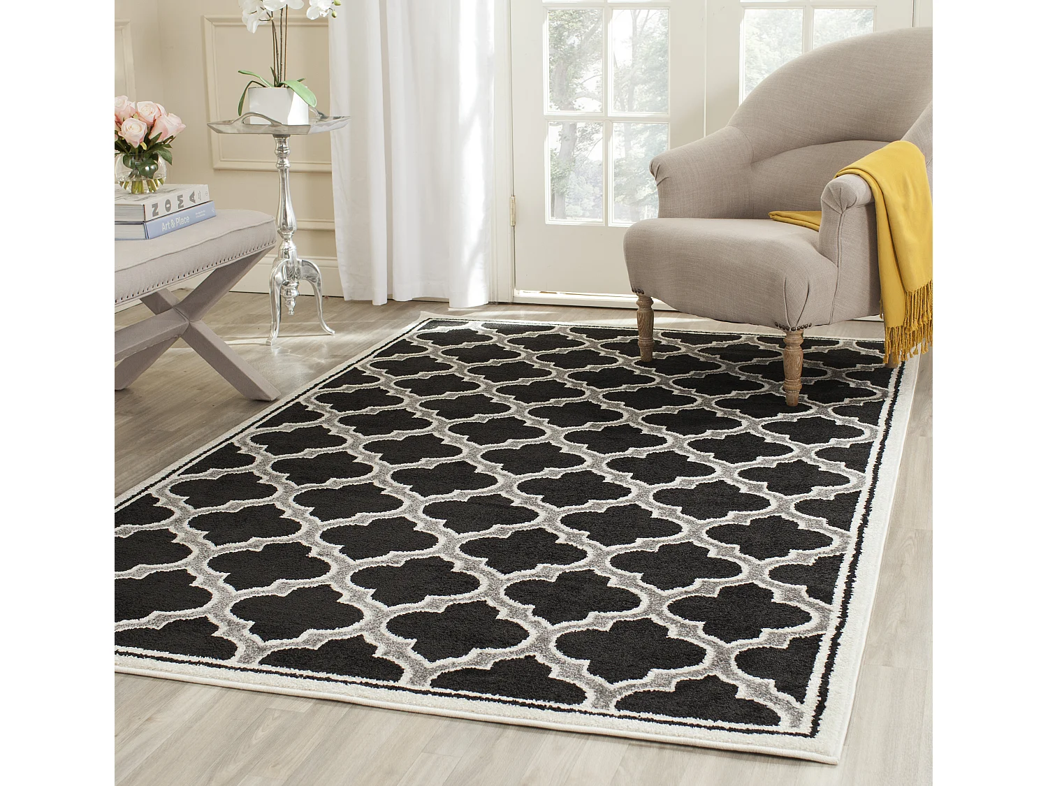 Tapis Gris/Neutre 152 X 244 cm - Tessa