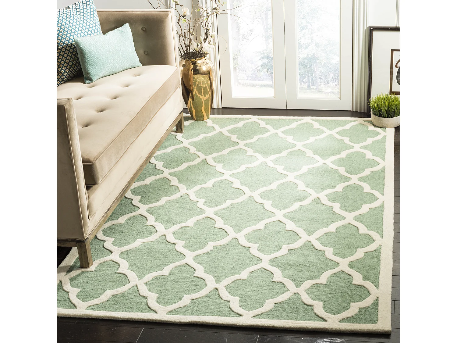 Tapis Bleu/Neutre 152 X 244 cm - Noelle