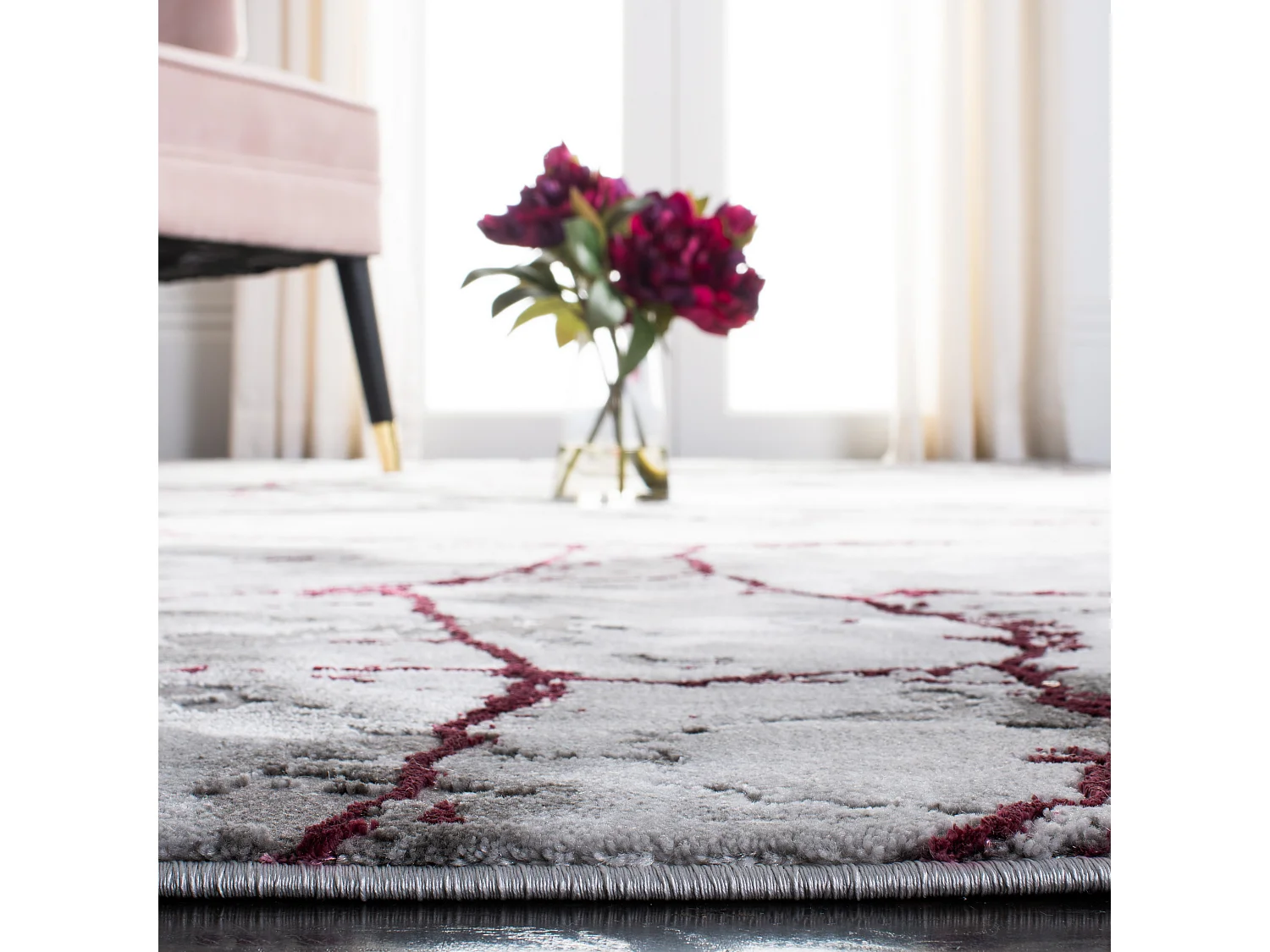 Tapis Gris 160 X 229 cm - Margaretha