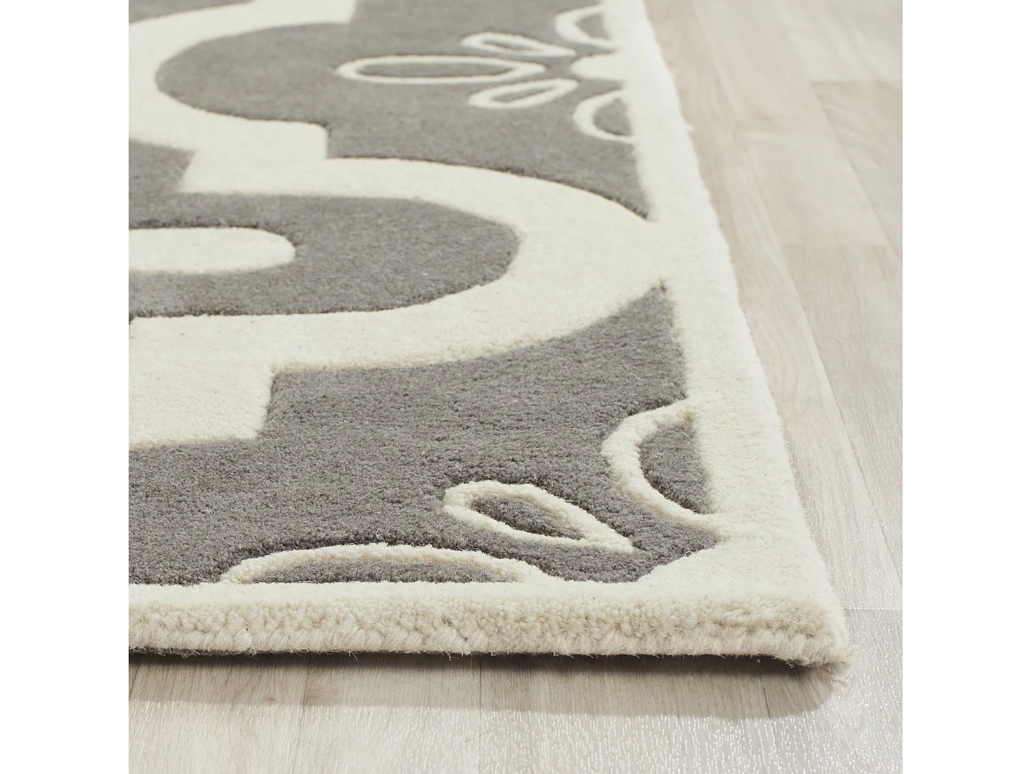 Tapis Gris/Neutre 152 X 244 cm - Jessie