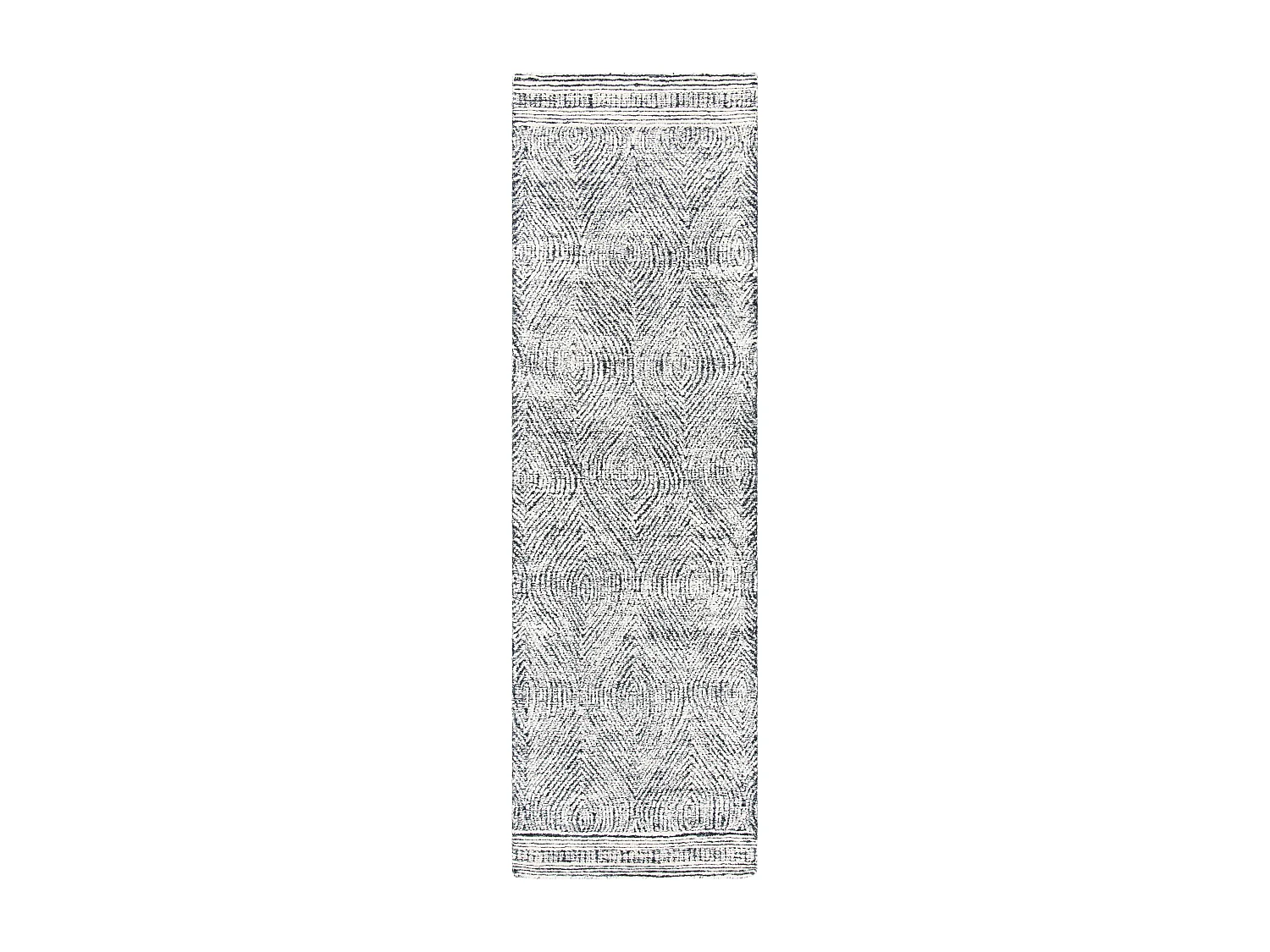 Tapis Ivoire/Fusain 69 X 183 cm - Alaska