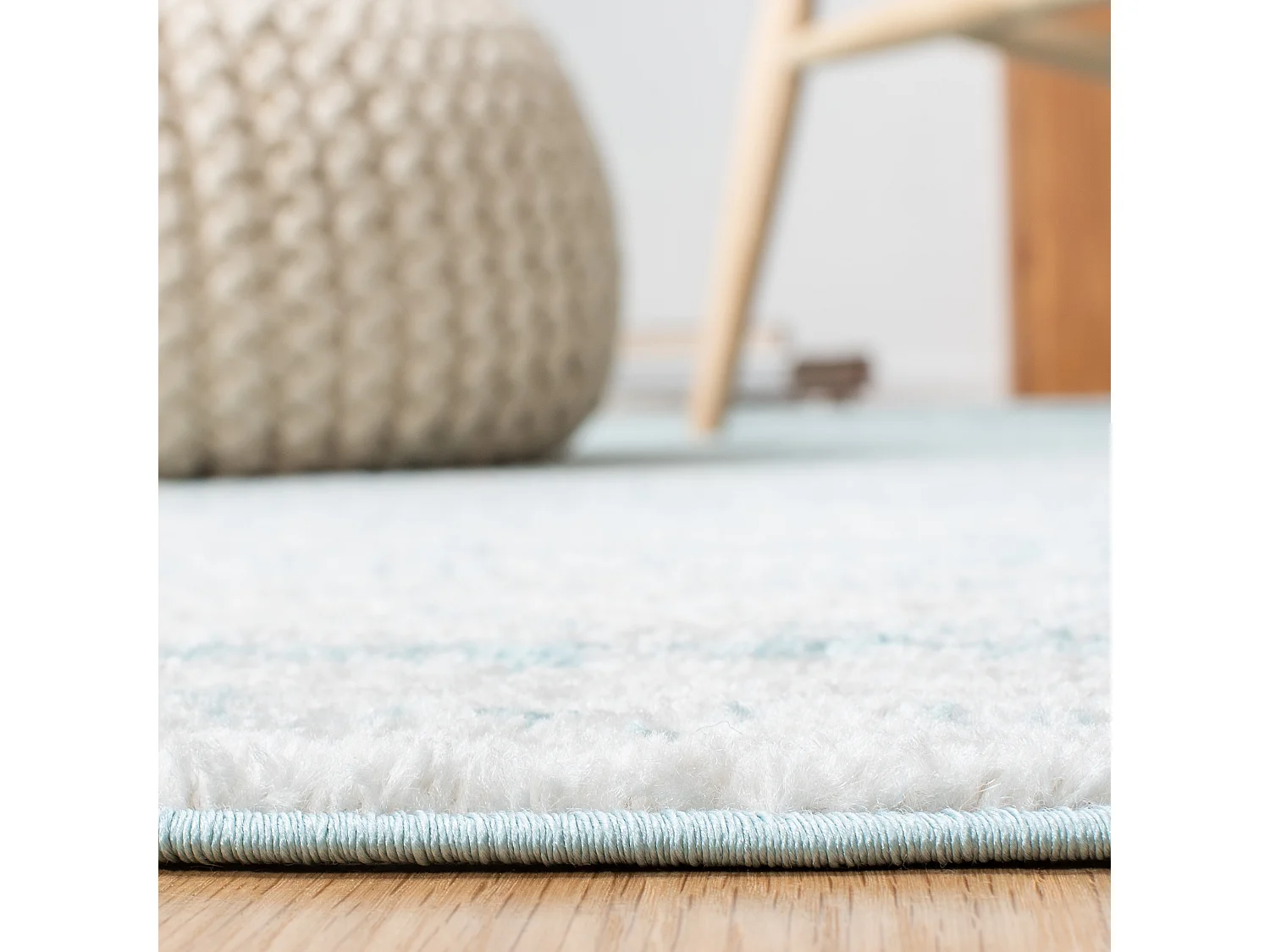 Tapis Bleu/Neutre 135 x 196 cm - Marius