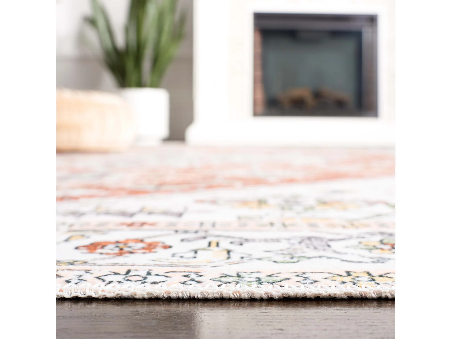 Tapis Ivoire/Rouille 91 X 152 cm - Denver