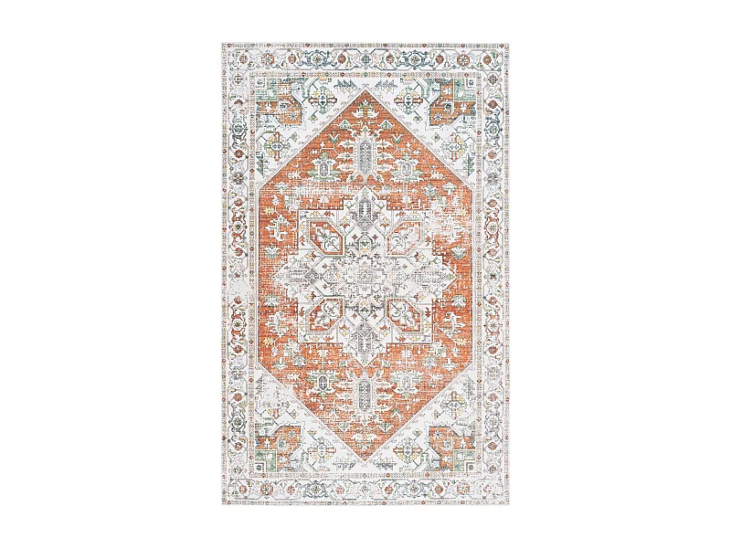 Tapis Ivoire/Rouille 91 X 152 cm - Denver