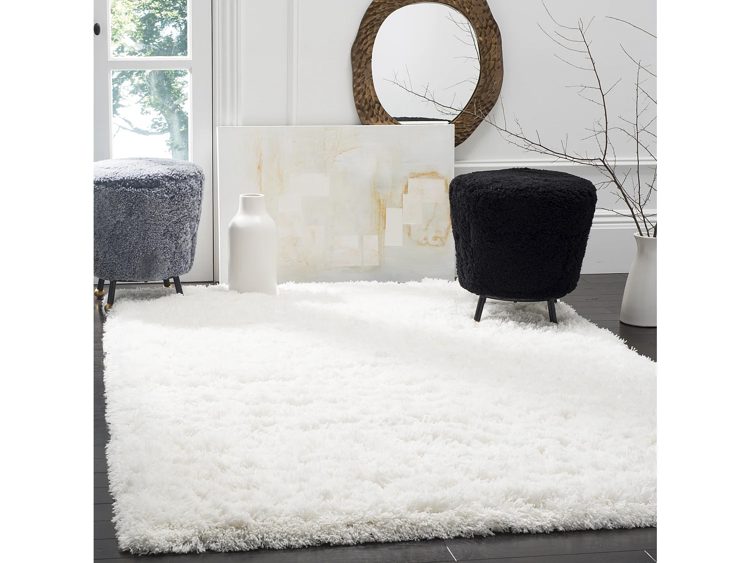 Tapis Blanc 122 X 183 cm - Bibi