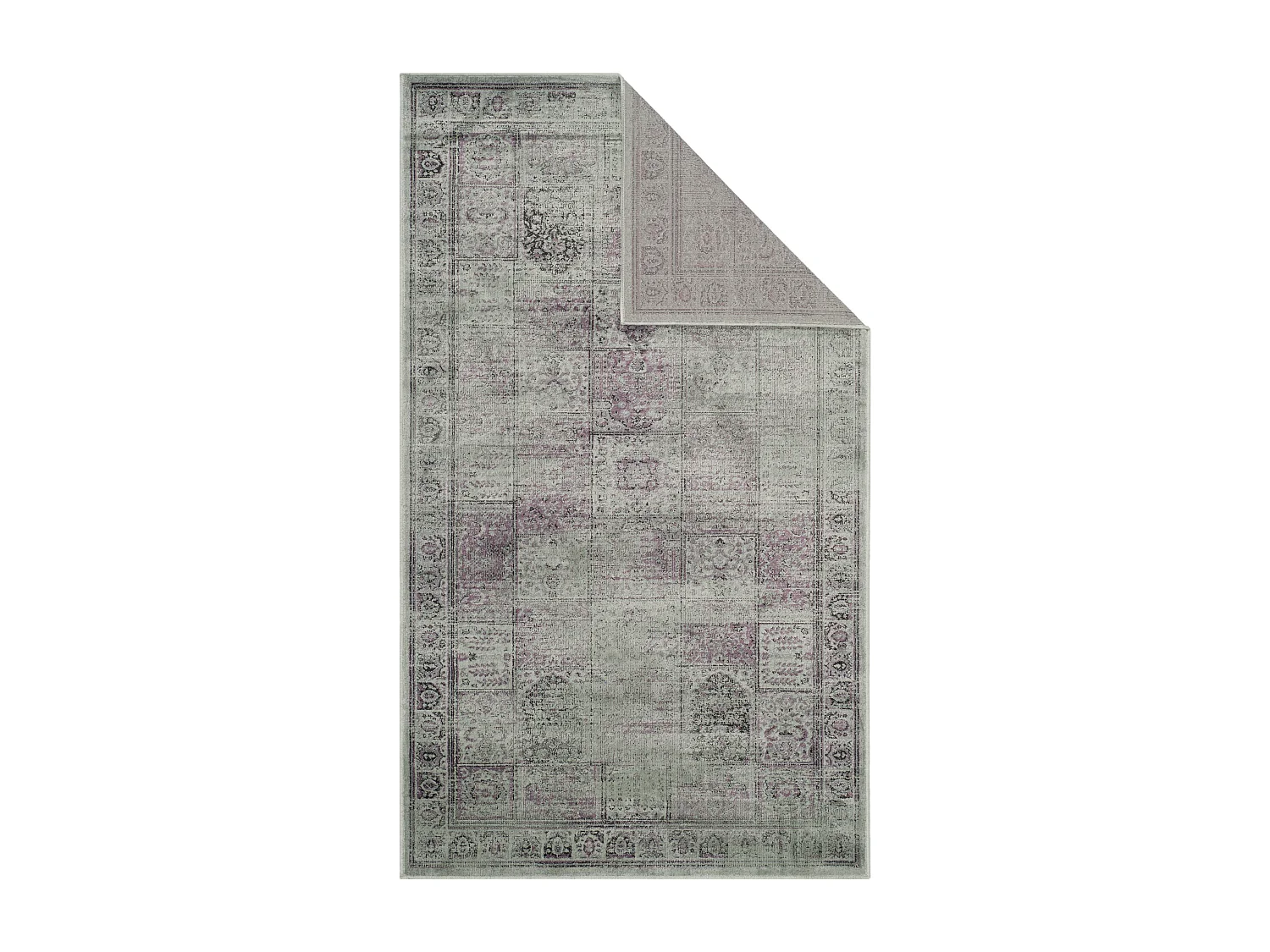 Tapis Violet/Gris 66 X 244 cm - Suri