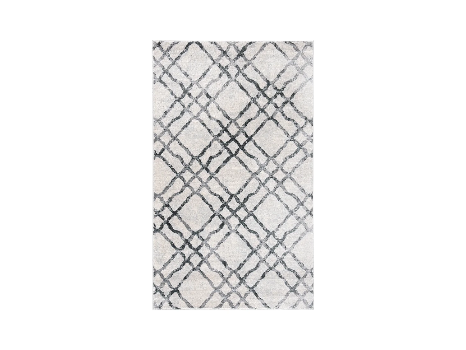 Tapis Neutre/Gris 122 X 183 cm - Sylvia