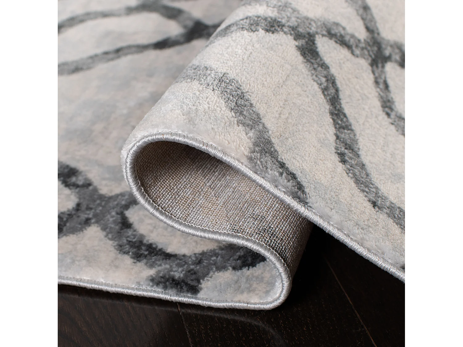 Tapis Neutre/Gris 122 X 183 cm - Sylvia