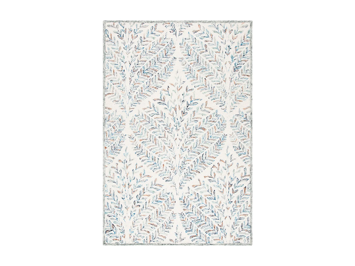Tapis Ivoire/Bleu 91 X 152 cm - Meara