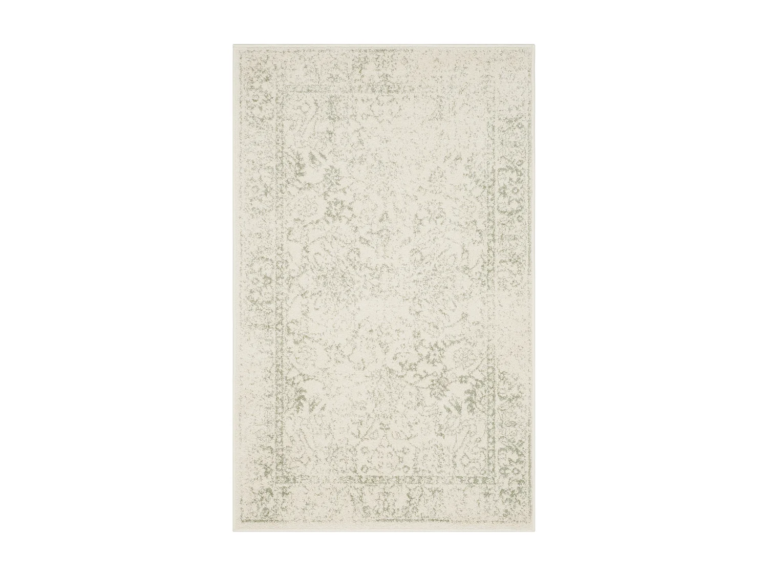 Tapis Neutre/Vert 91 X 152 cm - Lucinda