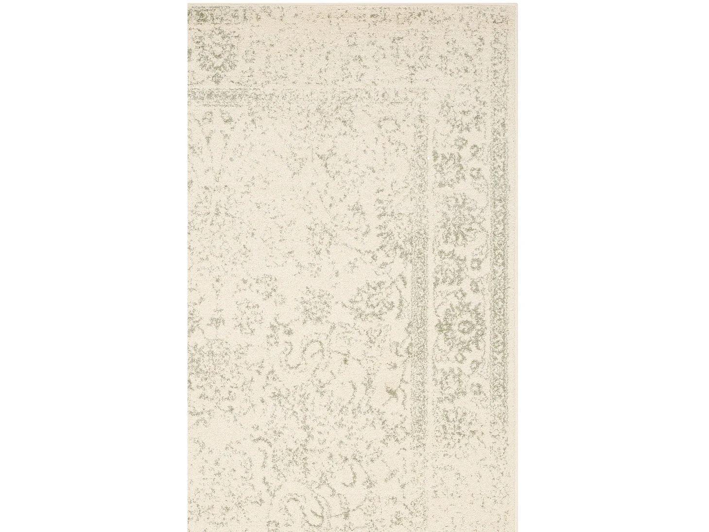 Tapis Neutre/Vert 91 X 152 cm - Lucinda