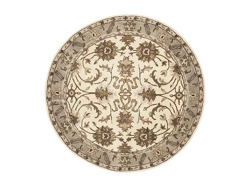 Tapis Blanc 152 X 152 cm - Ozgenur