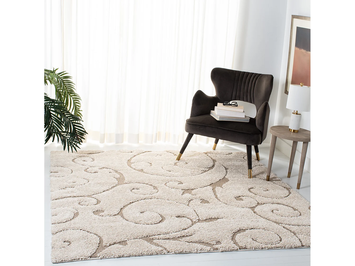 Tapis Neutre 201 X 201 cm - Rosalind
