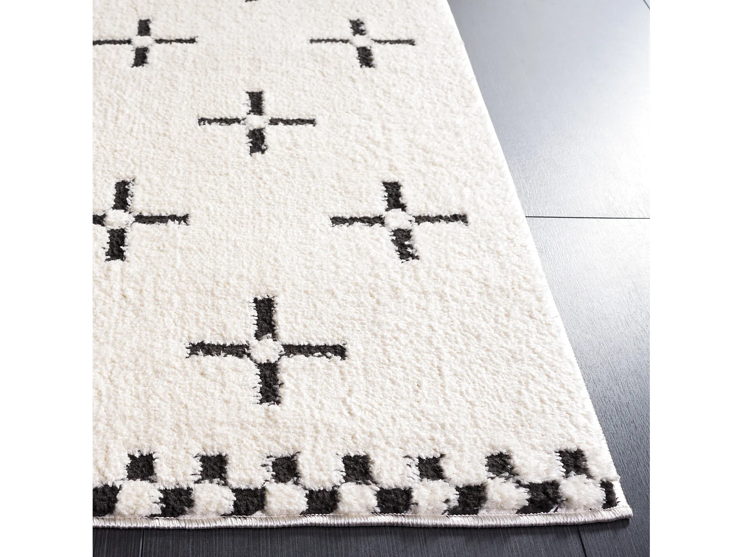 Tapis Ivoire/Noir 122 X 183 cm - Imogen