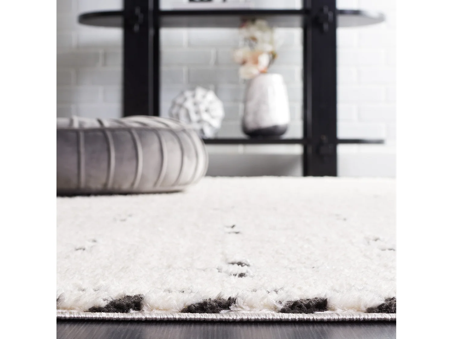 Tapis Ivoire/Noir 122 X 183 cm - Imogen
