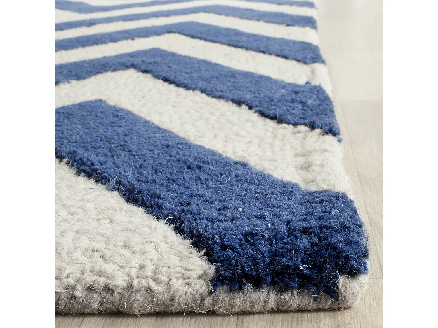 Tapis Bleu Marine/Neutre 122 X 183 cm - Stella