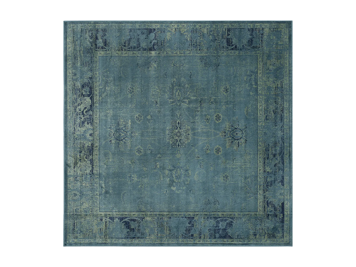 Tapis Bleu/Multicolore 183 X 183 cm - Peri