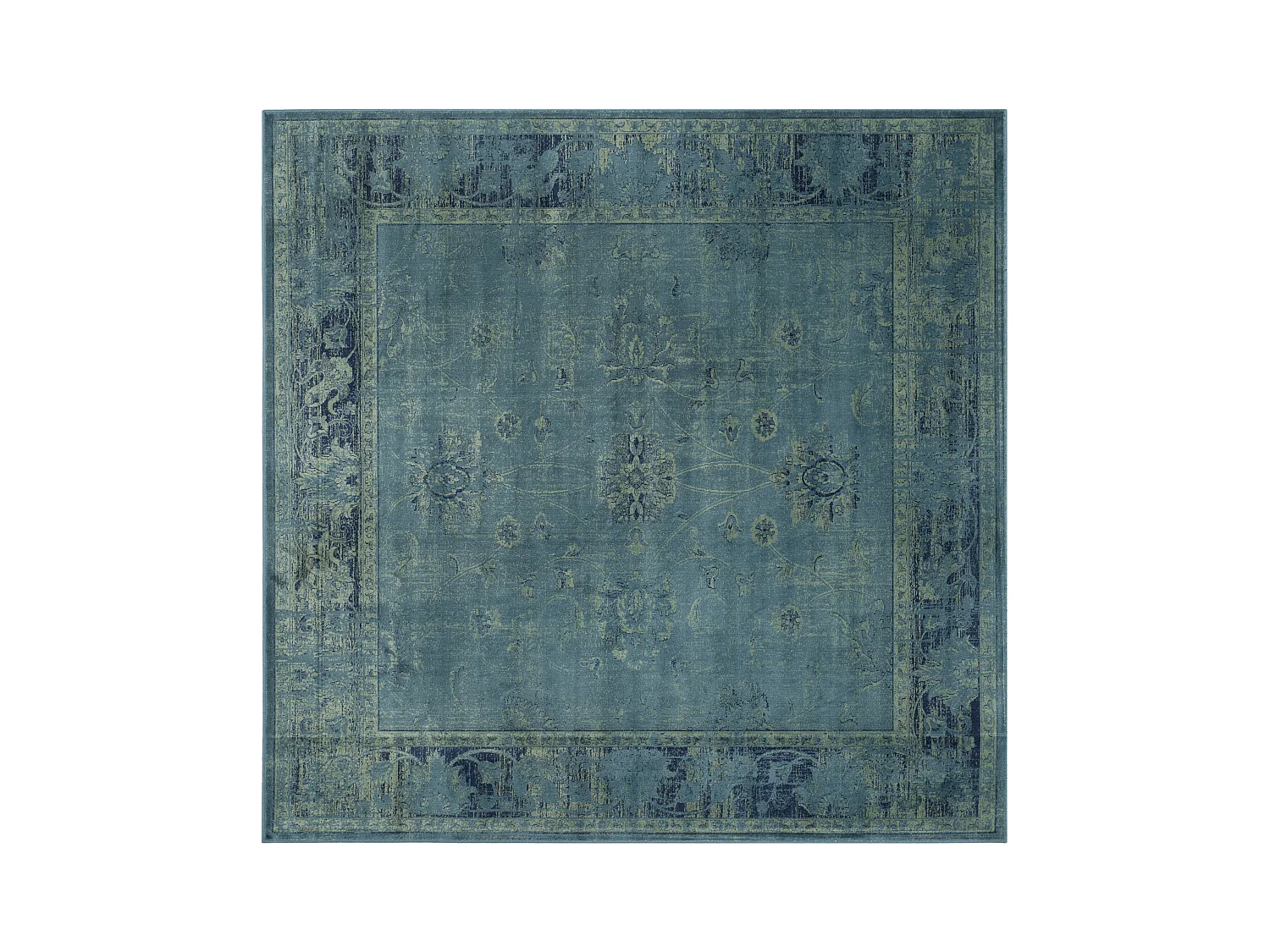 Tapis Bleu/Multicolore 183 X 183 cm - Peri