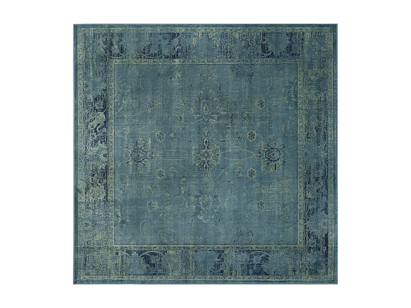 Tapis Bleu/Multicolore 183 X 183 cm - Peri