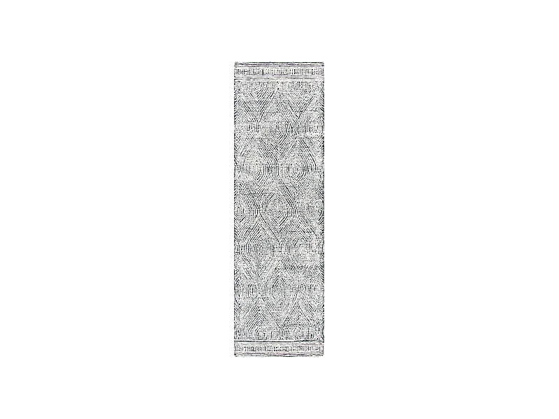 Tapis Ivoire/Fusain 69 X 122 cm - Alaska